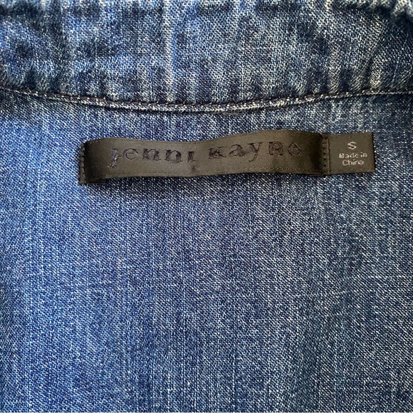 Jenni Kayne O’Keefe Denim Button Down Shirt Small - Picture 7 of 8